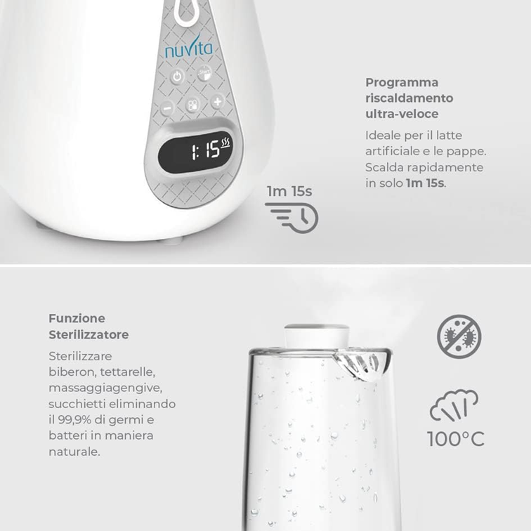 NUVITA podgrzewacz sterylizator rozmrażacz 4w1