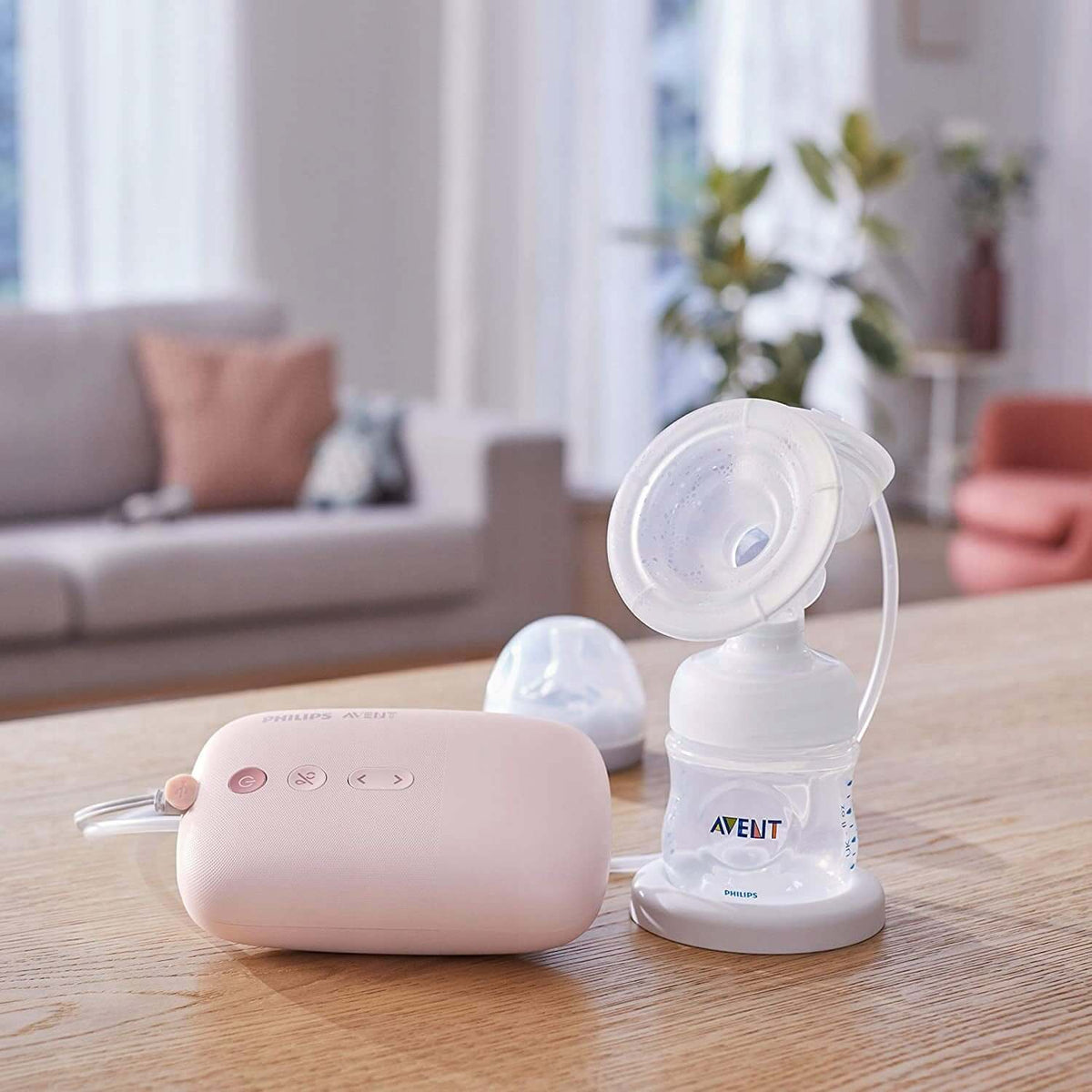 PHILIPS AVENT SCF395/11 LAKTATOR elektryczny 1 różowy, pojedynczy laktator z technologią Natural Motion