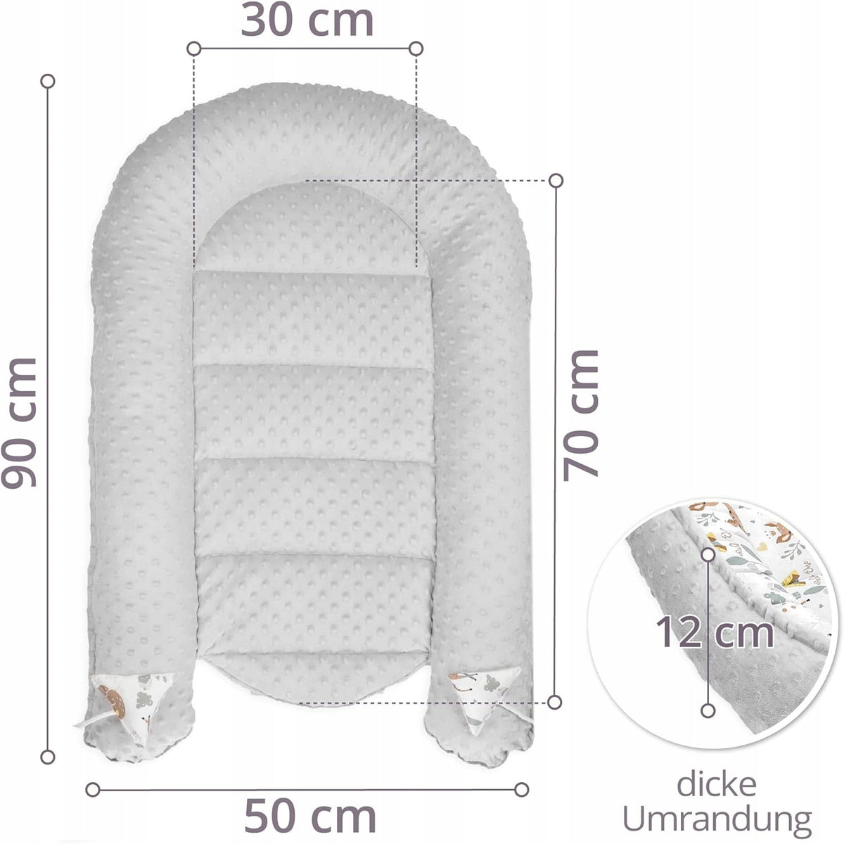 TOTSY BABY φωλιά μωρού 90 x 50