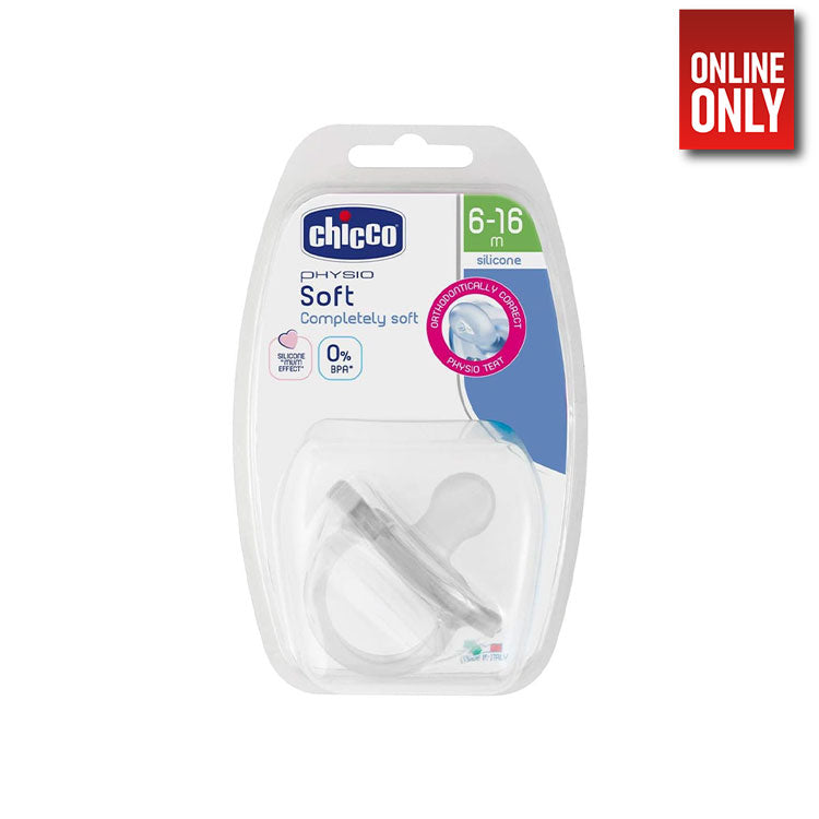 Chicco PhysioForma Soft smoczek silikonowy 6-16m