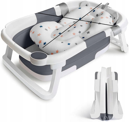 GLENMORE foldable bath tub with drain