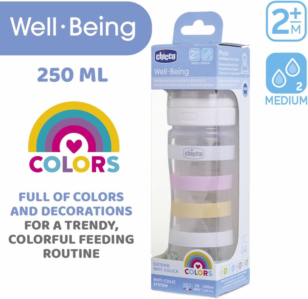CHICCO Well Being anti-colic bottle