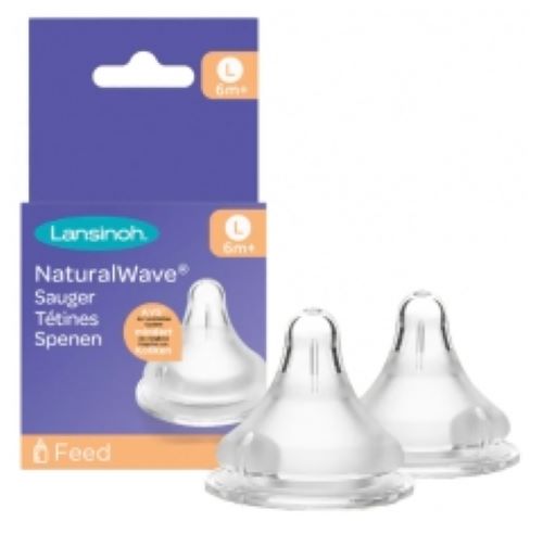LANSINOH NaturalWave cuclji za stekleničko 6m+