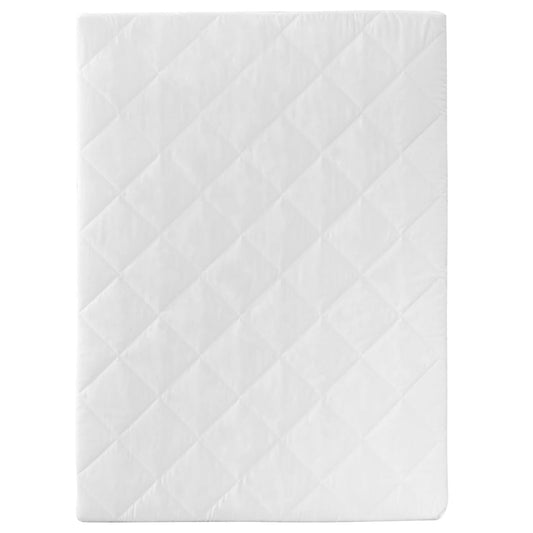 Biały pikowany materac roba 0308W do kojca