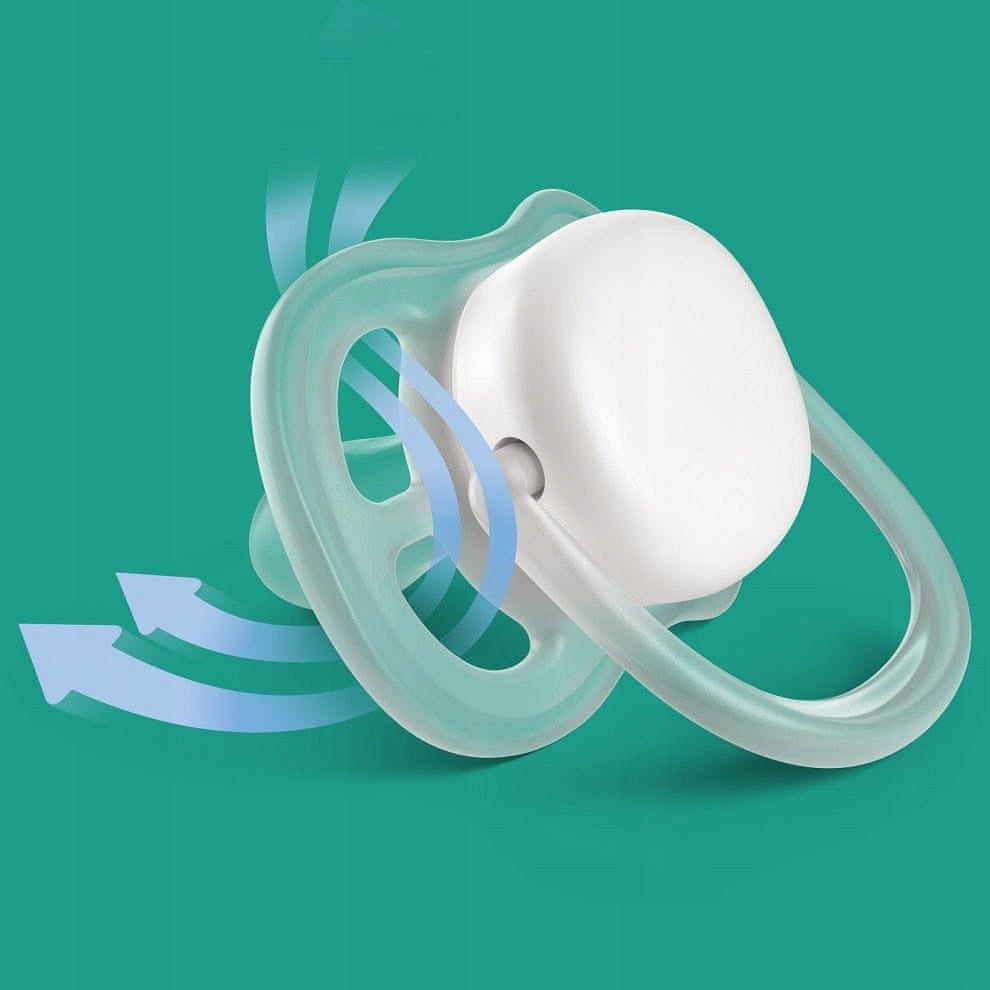 PHILIPS AVENT Ultra Air Night suzete x 2 0-6 luni LUMINEAZĂ ÎN ÎNTUNERIC