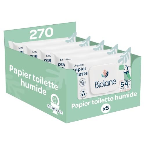 BIOLANE toilet wipes 5x54 pcs.