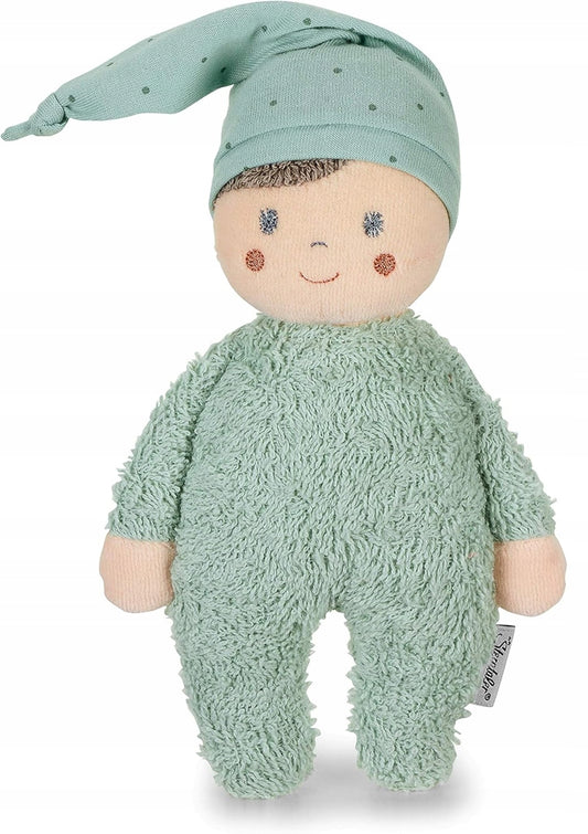 STERNTALER bavlnená bábika na maznanie s hrkálkou 22 cm "N
