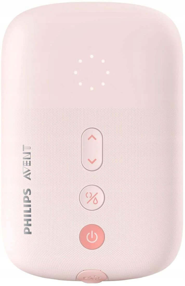 PHILIPS AVENT SCF397/11 podwójny LAKTATOR elektr.. różowy, elektryczny laktator z przyciskami sterowania