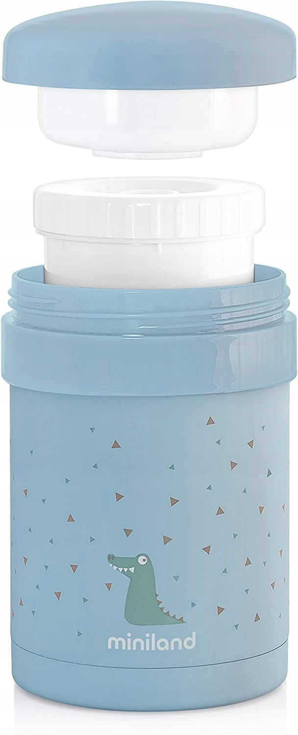 MINILAND Thermetic Speisethermos 700 ml + 2 Behälter und Hülle mit Griff