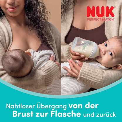 NUK Perfect Match butelki antykolkowe 150/260 ml 3m+ – zdjęcie produktu 4