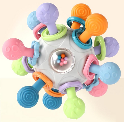 MIUZIFUN Beißball, sensorischer Ball, Beißring 10,5 cm