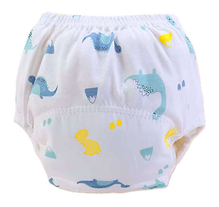 Qianquhui Children's Dinosaur Training Underwear, Size 90