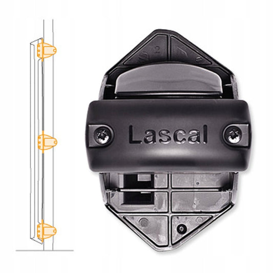 LASCAL KiddyGuard zestaw do poręczy schodów dla paska zamykającego 14-50 mm
