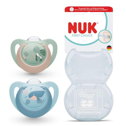 NUK First Choice szilikon cumi, 2 db, 6–18 hó