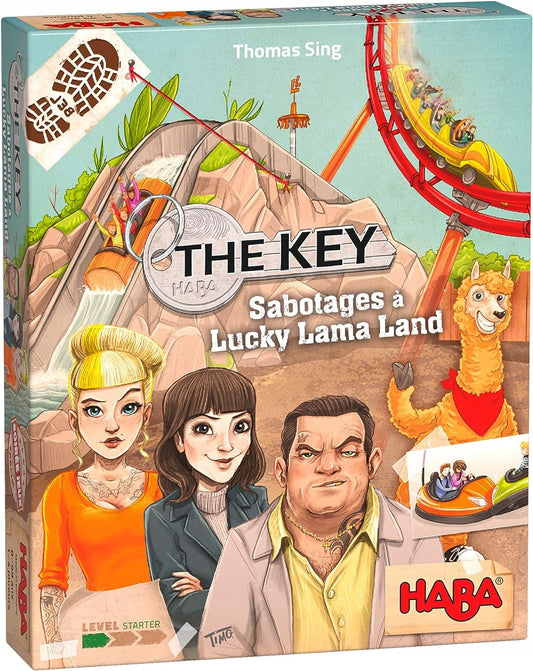 HABA Lucky Lama Land – pudełko gry z francuskim tytułem