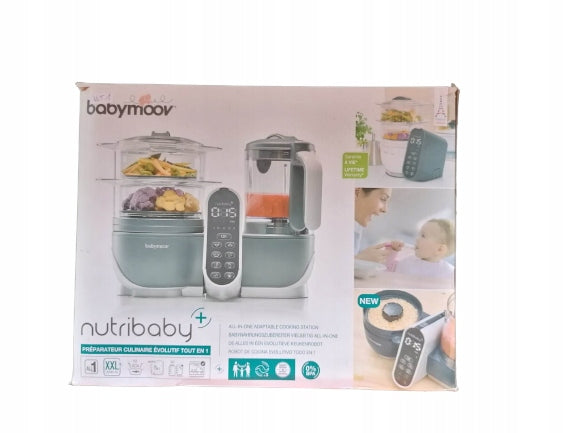 BABYMOOV Nutribaby + 5 σε 1 πολυλειτουργική συσκευή μαγειρέματος ατμού/μπλέντερ