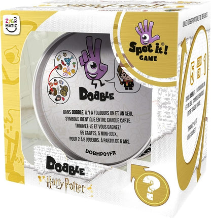 ZYGOMATIC Dobble 55 κάρτες + μεταλλικό κουτί HARRY POTTER