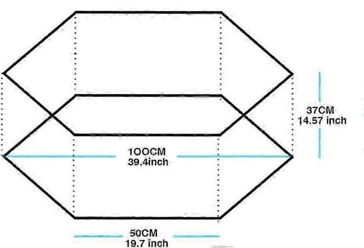 LALAWOW kompakten suhi bazen 100cm BREZ ŽOGIC