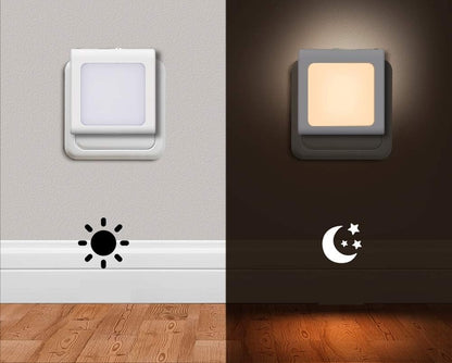 EMOTIONLITE lampă de veghe LED pentru priză 7x7 cm 2 bucăți