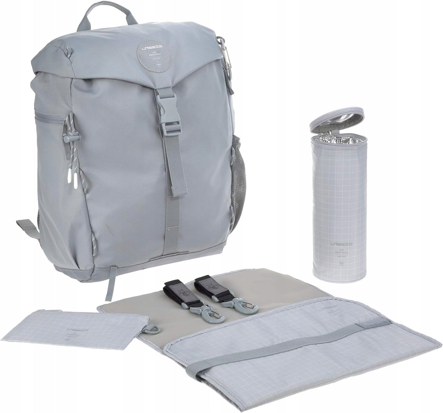 LASSIG Green Label backpack for nappies and accessories