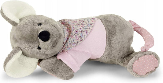 STERNTALER Mabel myška, plyšová hračka s hracím strojčekom a tlčúcim srdiečkom, 25 cm „O