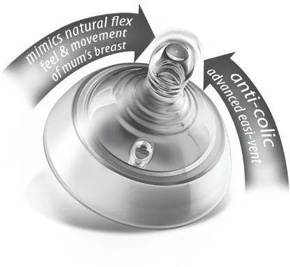 TOMMEE TIPPEE Closer to Nature bottle nipples x2