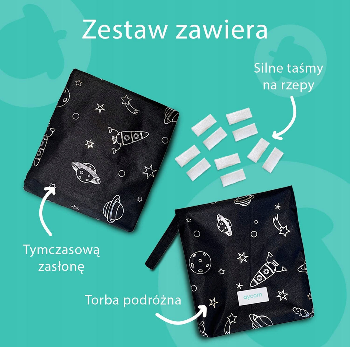 ROLETA zaciemniająca z przyssawkami 130x200