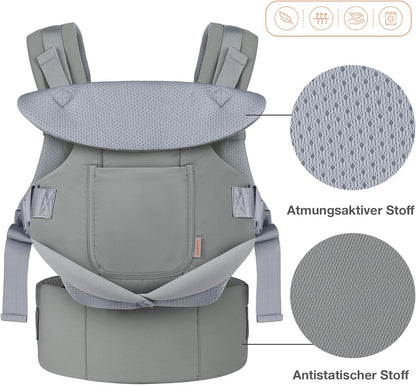 GAGAKU marsupiu pentru copii 4în1 4-36m maximum 15kg