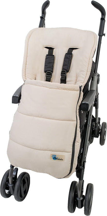 universal use in strollers and bassinet-style carrycots, 97 x 45 cm dimensions ensuring child comfort