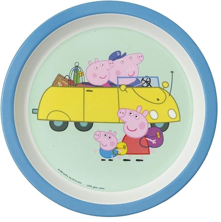 PETIT JOURS PARIS desszerttányér gyerekeknek, PEPPA MALAC, 18 cm