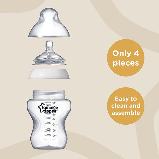 TOMMEE TIPPEE 6er-Set 260-ml-Flaschen ANTI-COLIC – Produktbild 2