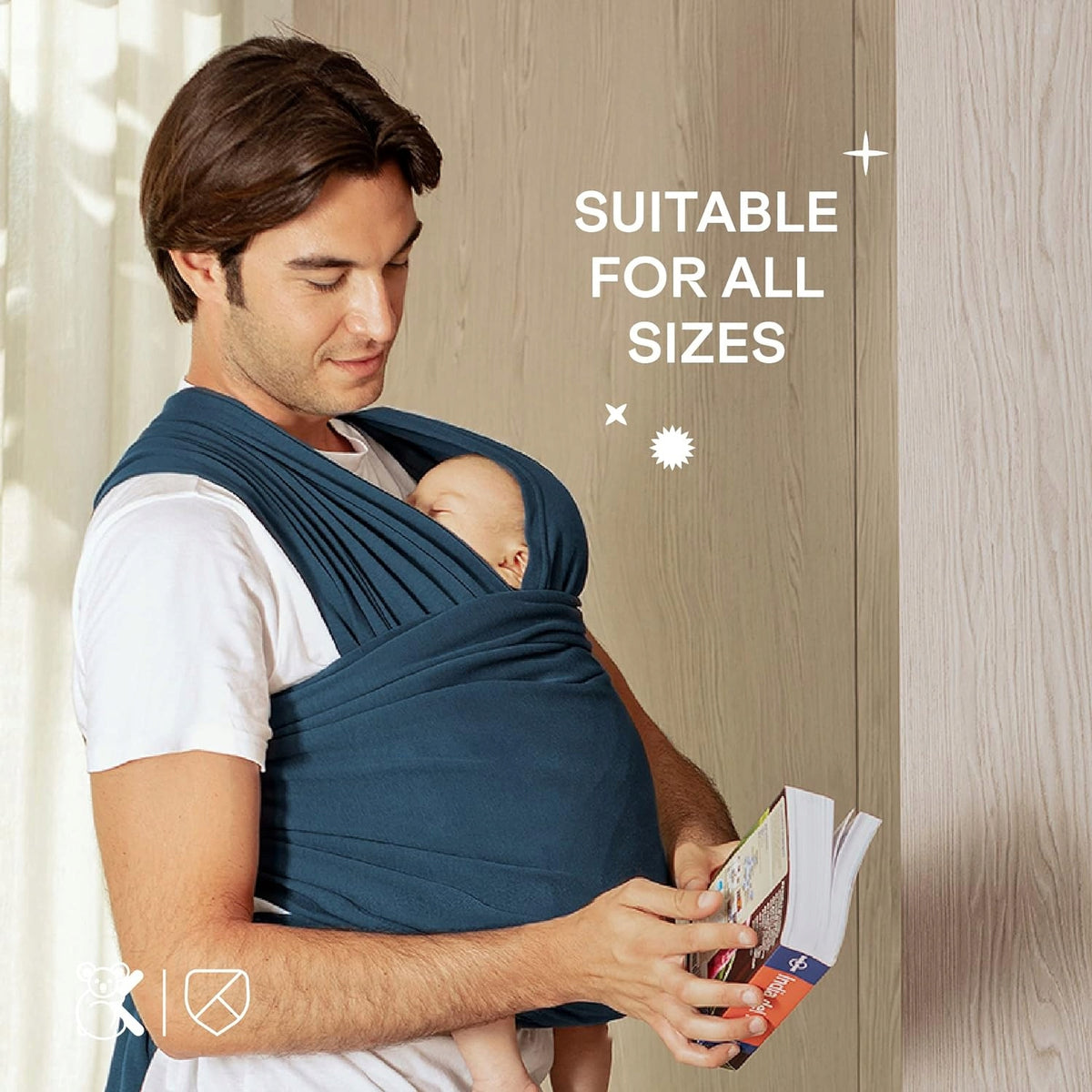 KOALA BABYCARE elastický nosič na nošení max 15kg