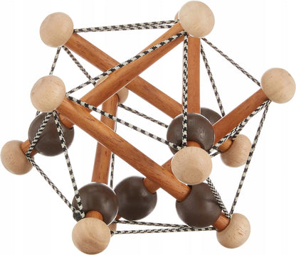 MANHATTAN TOY Holz-Lernspielzeug mit Rassel Greifling Beißring