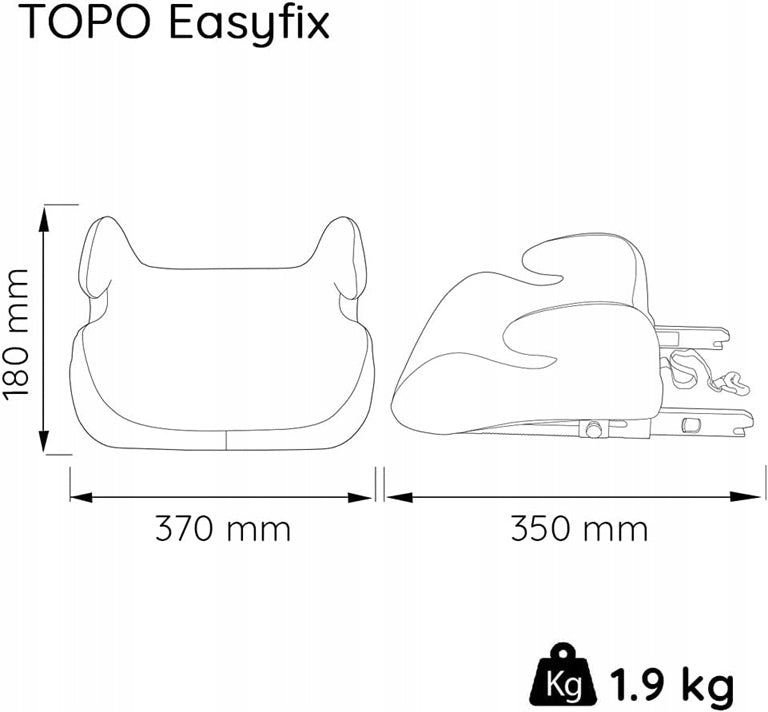 NANIA eASYFIX κάθισμα αυτοκινήτου booster group III / 22-36kg