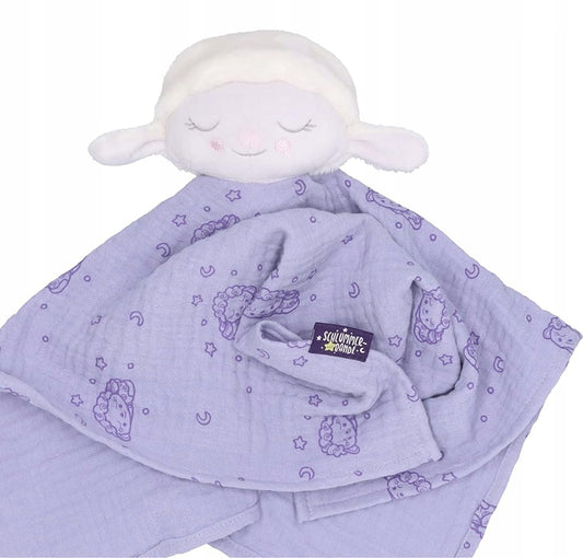 STERNTALER Sheep26cmcuddle blanketage 0 +colour purplematerial cotton, plushnew condition