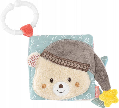 FEHN Bear Bruno sensory book, hanging toy