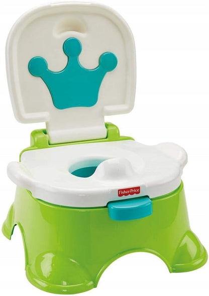 FISHER-PRICE Królewski Nocnik podest nakładka 3w1, dziecięcy nocnik z pokrywą i podestem