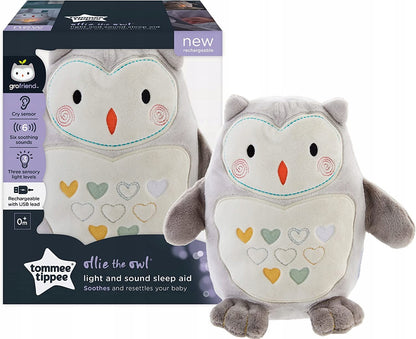TOMMEE TIPPEE Sova Ollie PLIŠASTA IGRAČA z zvoki brez lučke