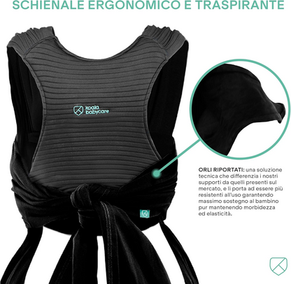 KOALA BABYCARE chusta elastyczna do noszenia max 15kg