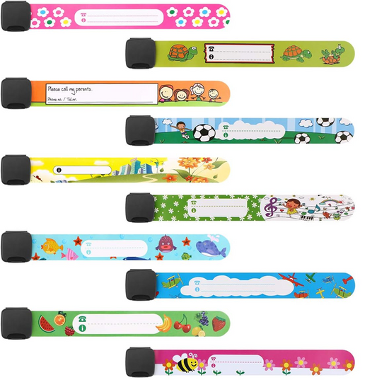 VICLOON waterdichte SOS-armbandjes voor kinderen 10 stuks