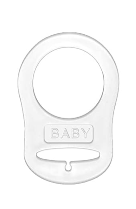 ANNHAO chaîne en coton pour tétine avec clip 22 cm BEIGE