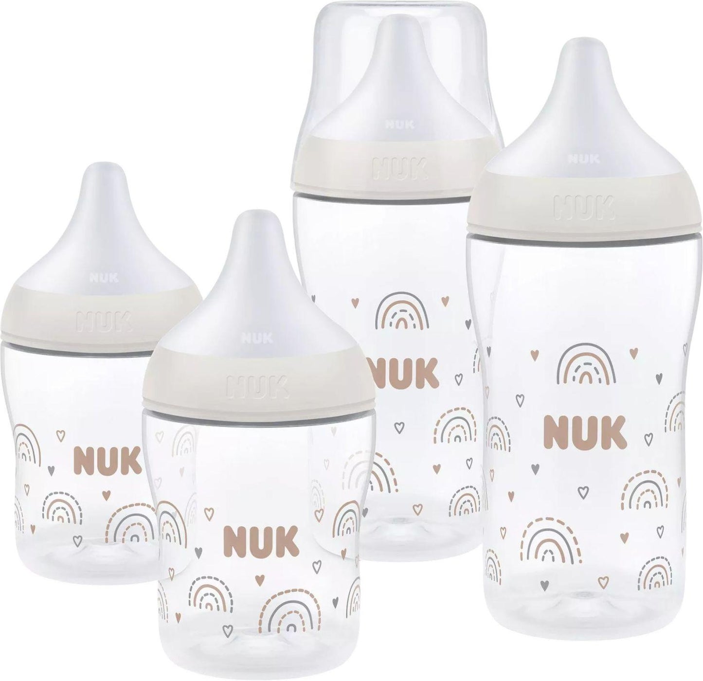 NUK Perfect Match Rainbow starter bottle set 150 / 260 ml 3m+