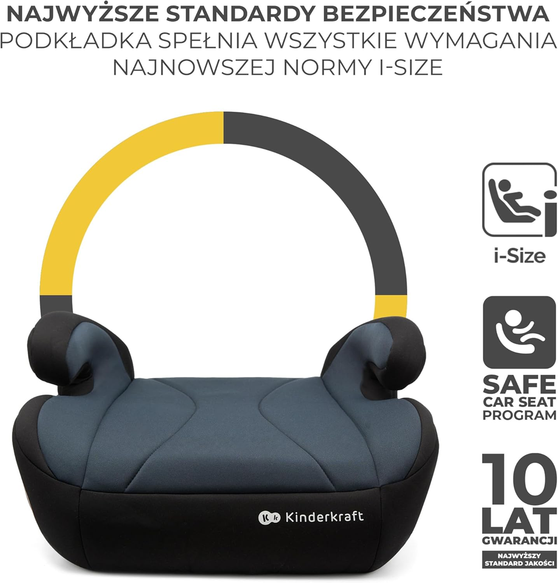 KINDERKRAFT I-BOOST fotelik samochodowy podwyższający grupa III