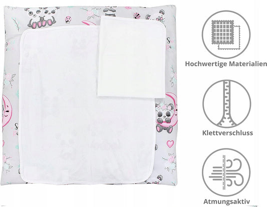 TUPTAM miękki przewijak z pokrowcami x2 75x50 cm – zdjęcie produktu 2