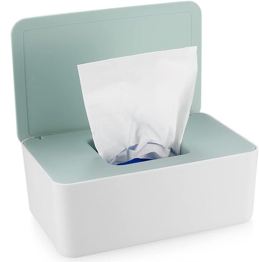 CONTAINER voor natte doekjes met afdichting en deksel 12 x 18 x 7,5 cm