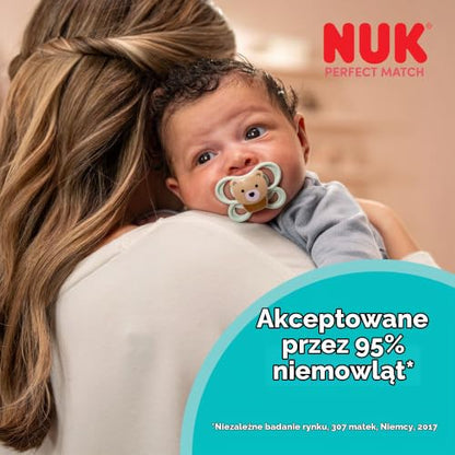 NUK Perfect Match Air suzete 0-6 luni x2