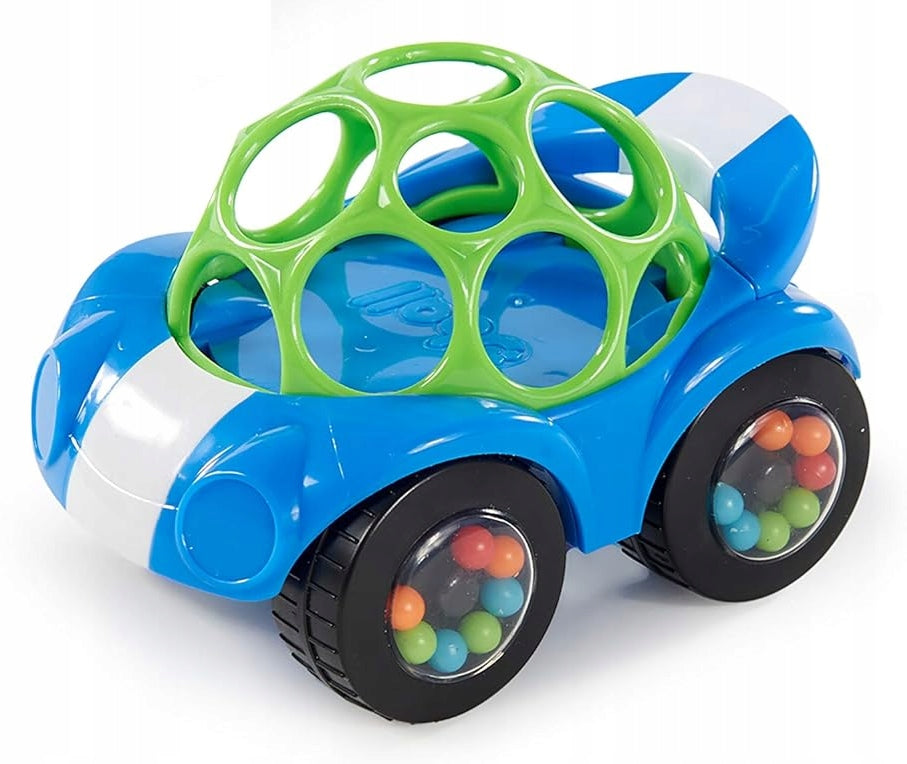 BRIGHT STARTS Oball Rattle & Roll mașinuță cu zornăitoare