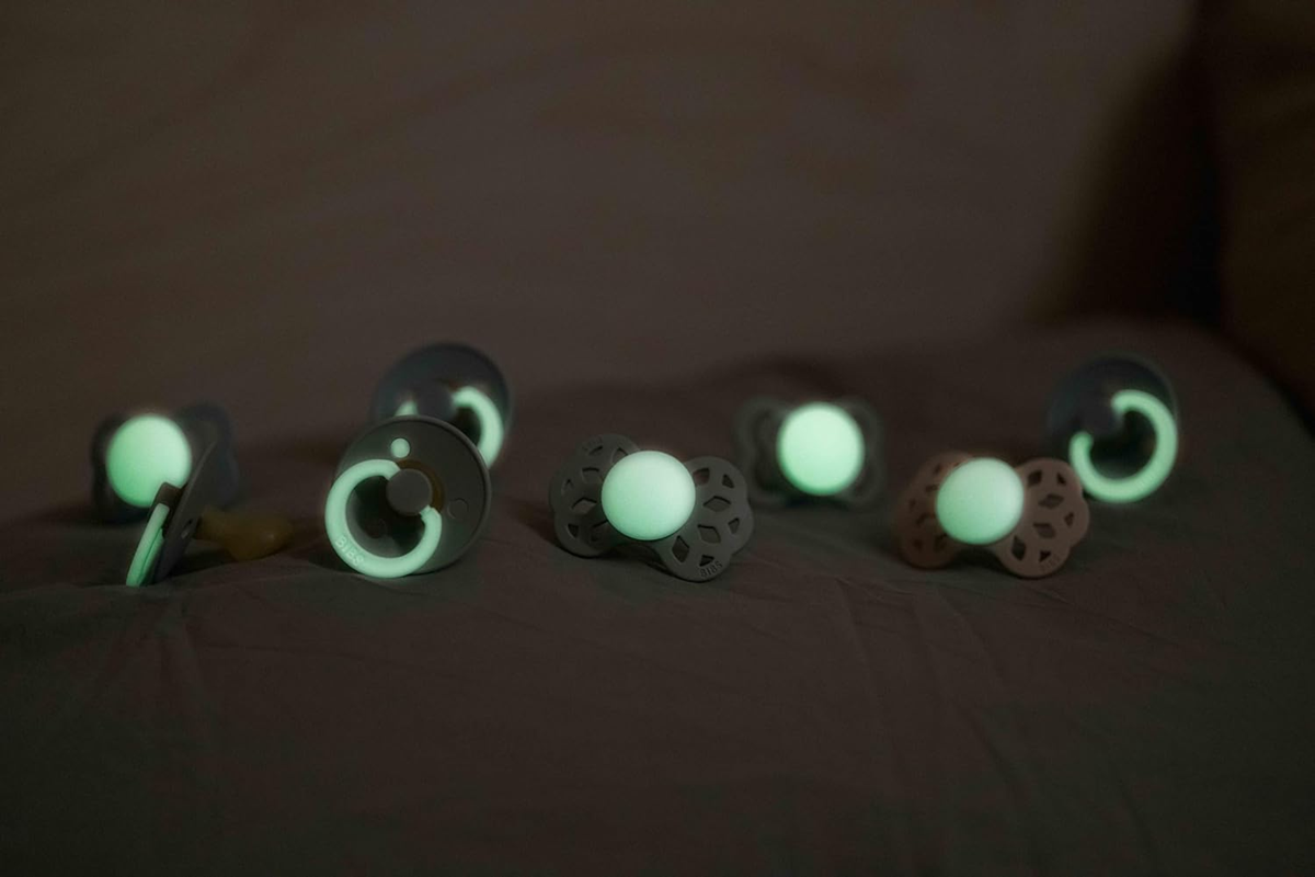 BIBS SUPREME GLOW Silikon Schnuller 6 Monate+ SYMMETRISCH