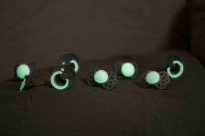 BIBS SUPREME GLOW Silikon Schnuller 6 Monate+ SYMMETRISCH