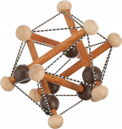 MANHATTAN TOY Holz-Lernspielzeug mit Rassel Greifling Beißring